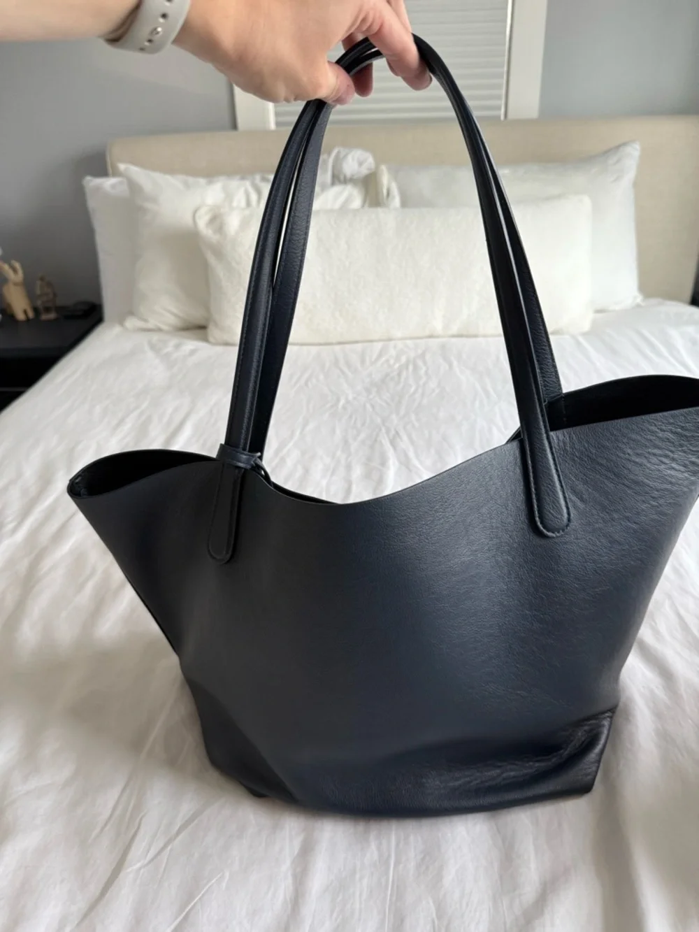 Mansur Gavriel Everyday Soft Tote in Positano/Black - Picture 3 of 4